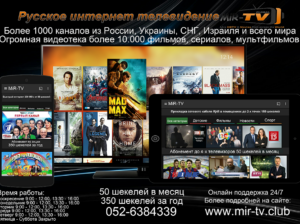 “Мир-ТВ.” Русское интернет телевидение в Испании.